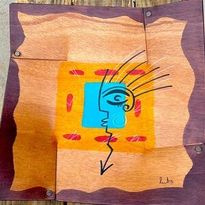 🥠🥠🥠 KAKADU ISREAL BOWL ARTWORK VINTAGE EUC 🥠🥠🥠